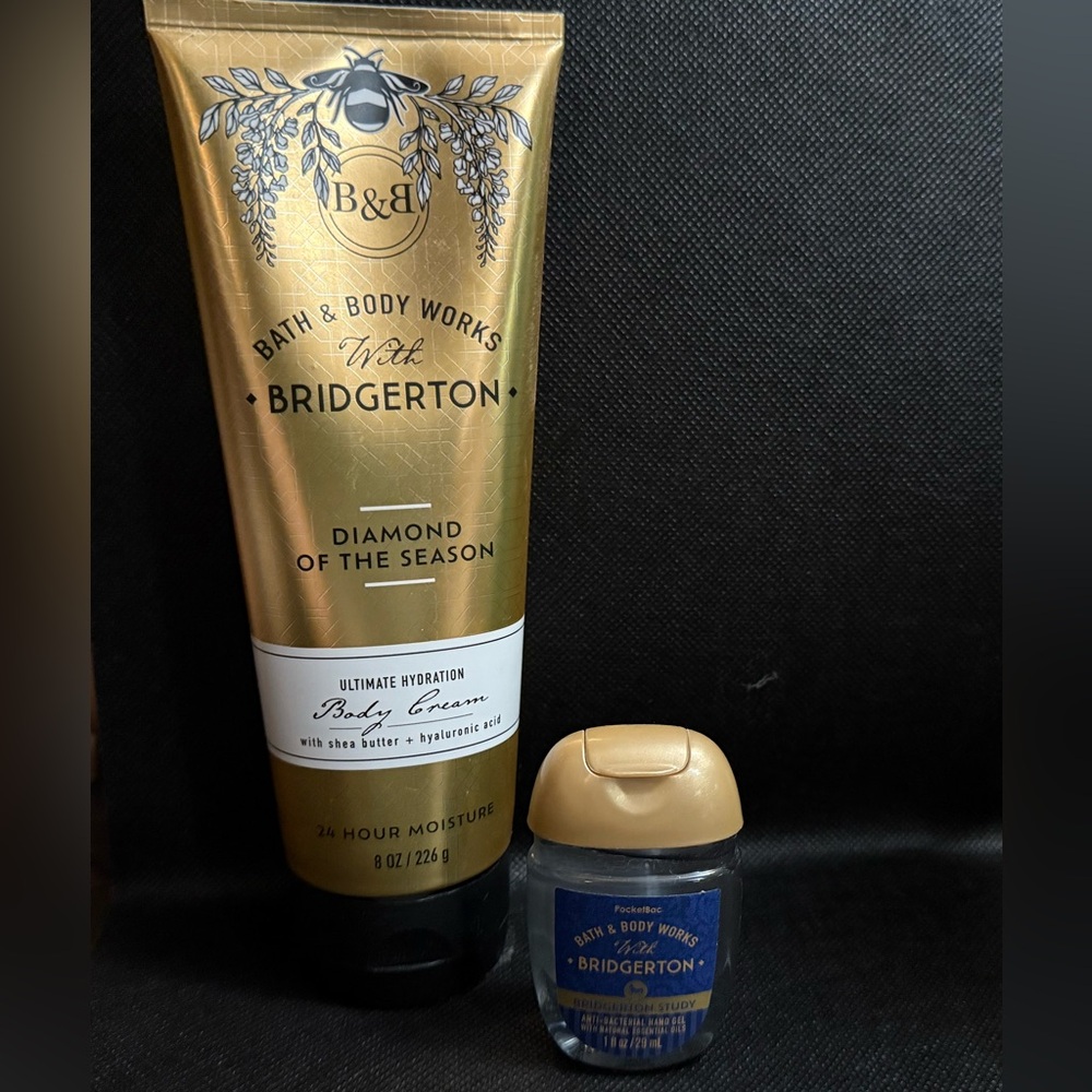 Bath & Body Works Bridgerton Lotion & Hand Sanitizer Set